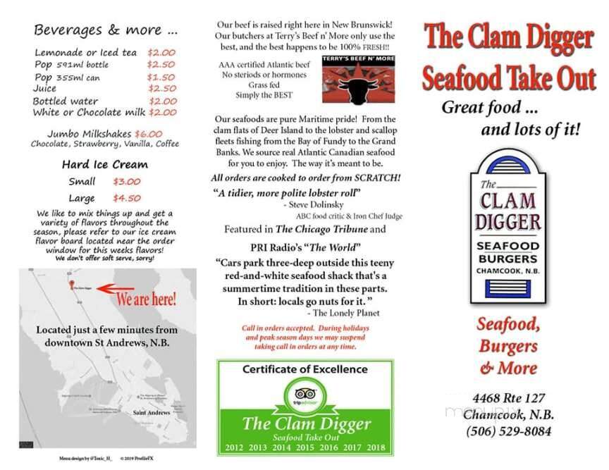 Clam Digger Take-Out - Saint Andrews, NB