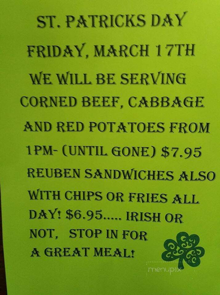 Roadhouse Pizzaria & Pub - Sublette, IL menu_pic