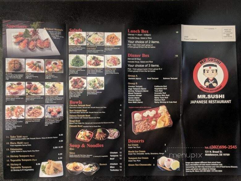 Mr.Sushi - Middletown, DE menu_pic