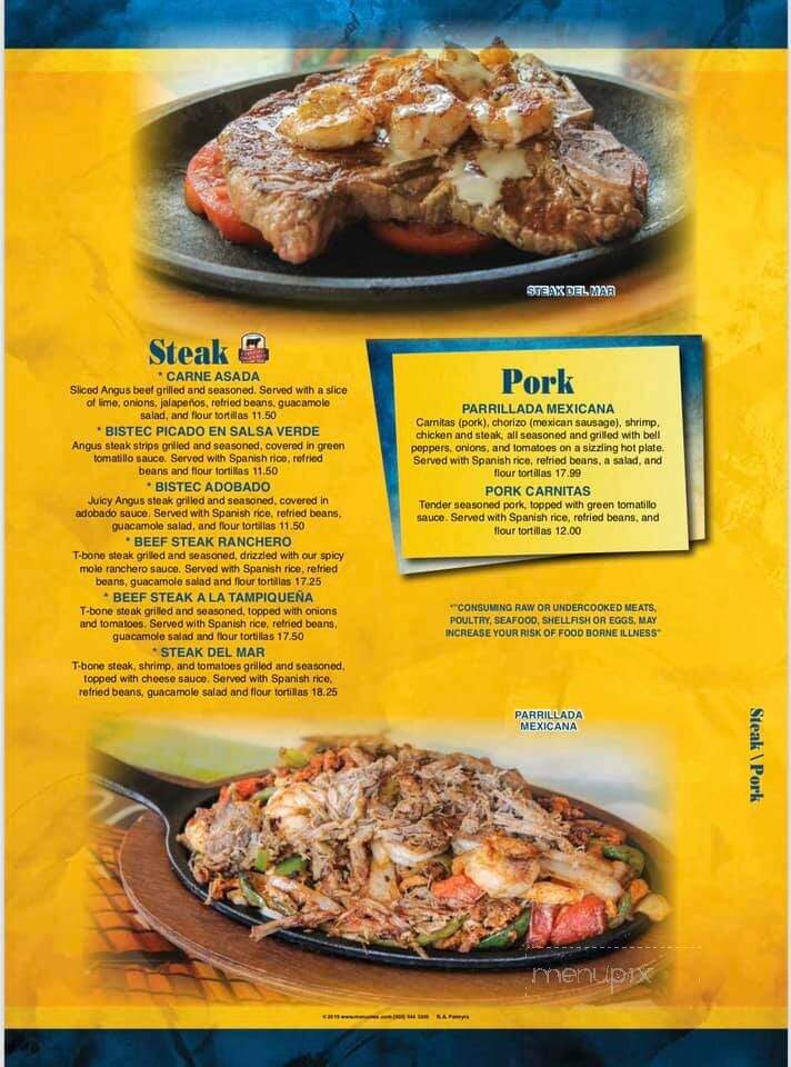 Rey Azteca - Palmyra, PA menu_pic