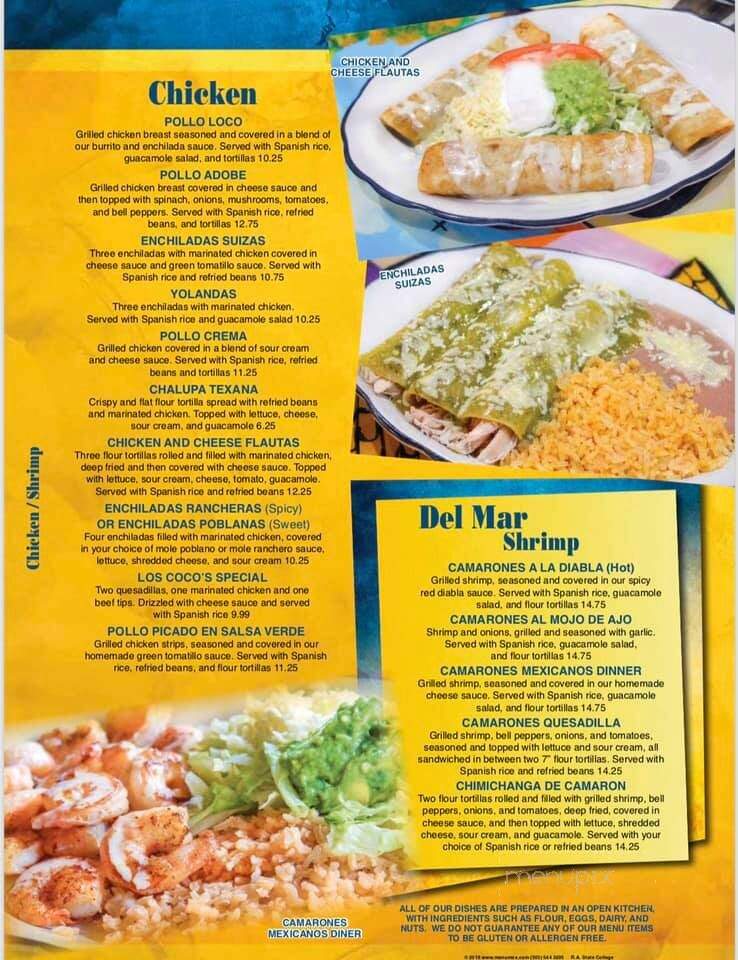 Rey Azteca - Palmyra, PA menu_pic