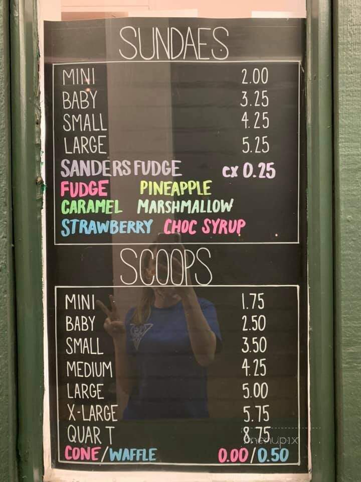 Clark's Ice Cream & Yogurt - Berkley, MI menu_pic