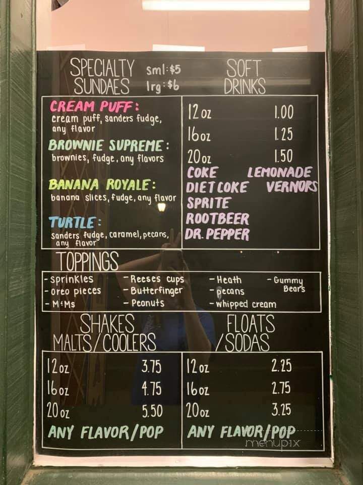 Clark's Ice Cream & Yogurt - Berkley, MI menu_pic