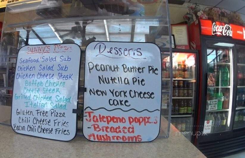 Sunny's Pizza - Lehighton, PA menu_pic