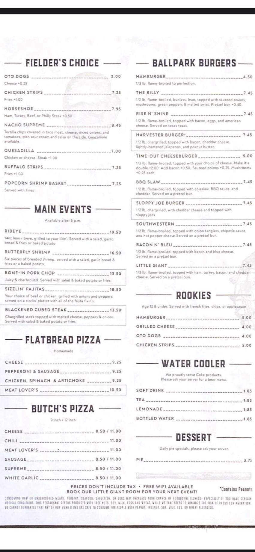 Official Time-Out - Canton, IL menu_pic
