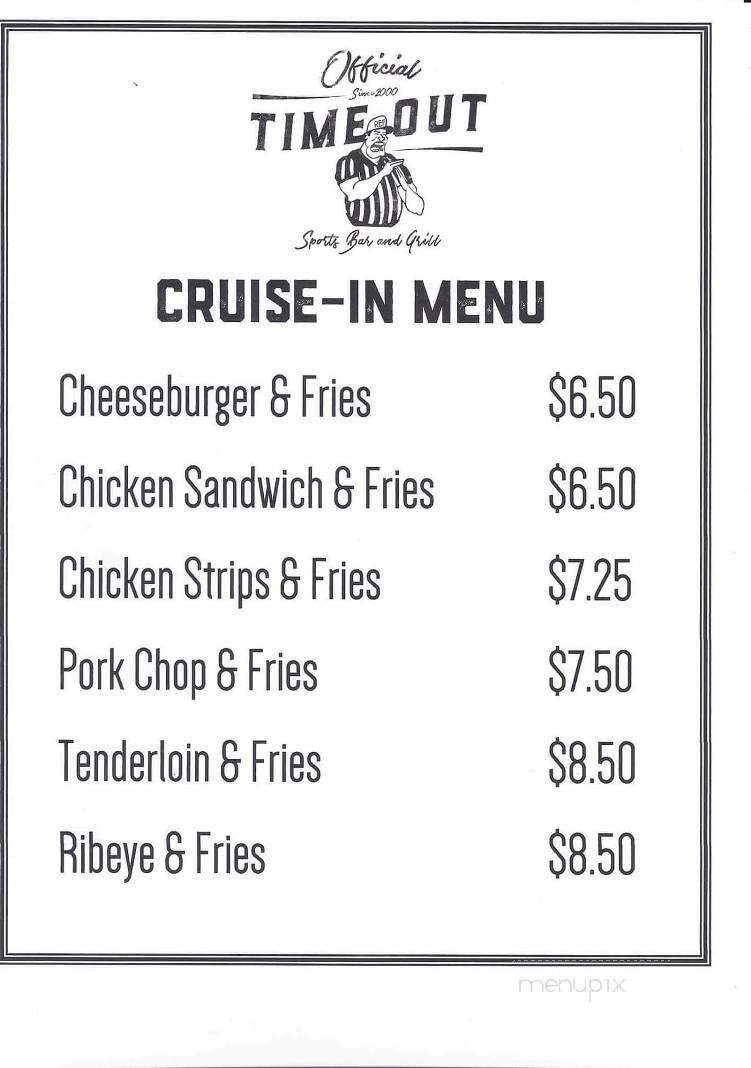 Official Time-Out - Canton, IL menu_pic