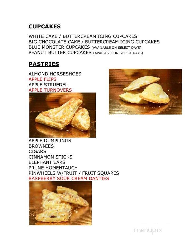 Corner Cone - Raceland, KY menu_pic
