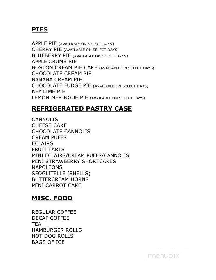 Corner Cone - Raceland, KY menu_pic
