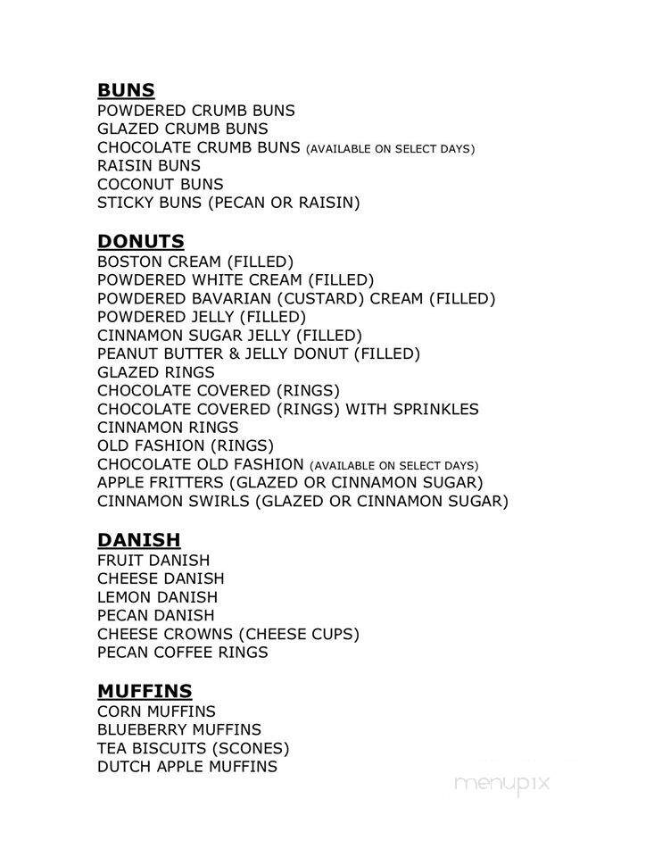 Corner Cone - Raceland, KY menu_pic