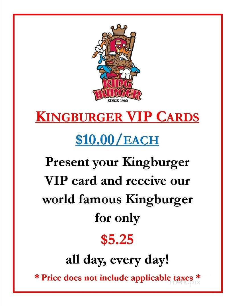 Kingburger Restaurant - Pembroke, ON menu_pic