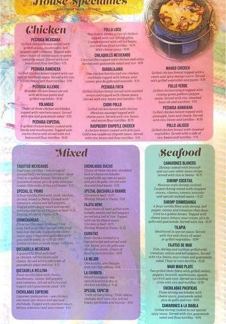 Los Portales Mexican Restaurant - Benton, KY menu_pic