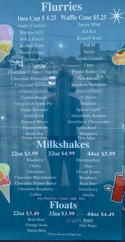 Footie's Freez - Cortland, NY menu_pic
