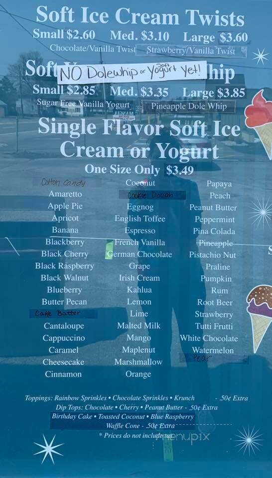 Footie's Freez - Cortland, NY menu_pic