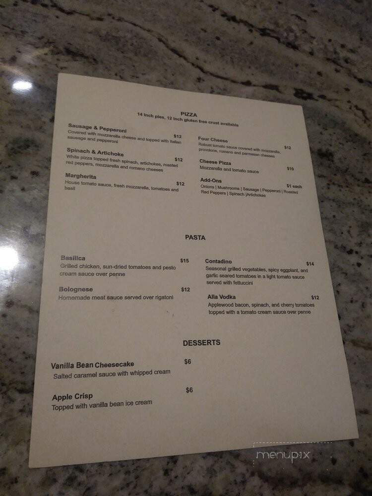 Ktchn - Brevard, NC menu_pic