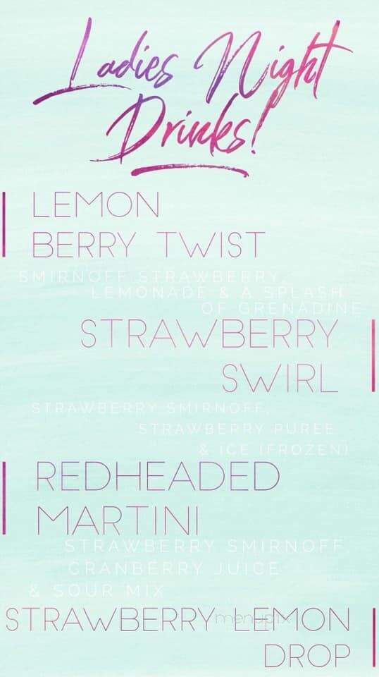 VIP Lounge - Martinsburg, WV menu_pic