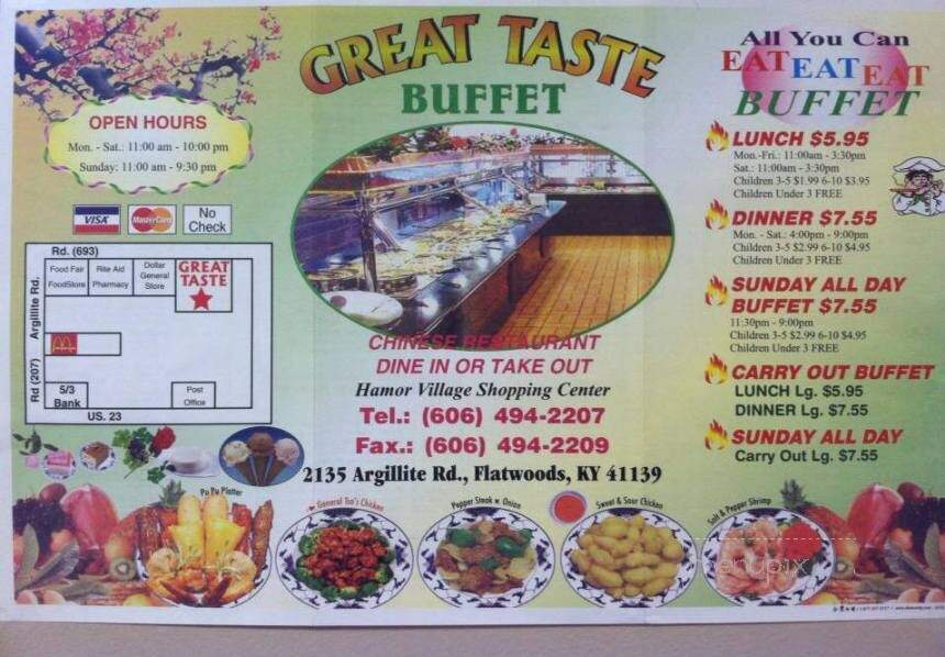 Great Taste Chinese Buffet - Flatwoods, KY