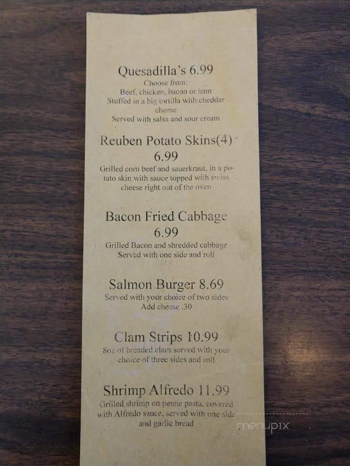 Cottage Restaurant - Mill Hall, PA menu_pic