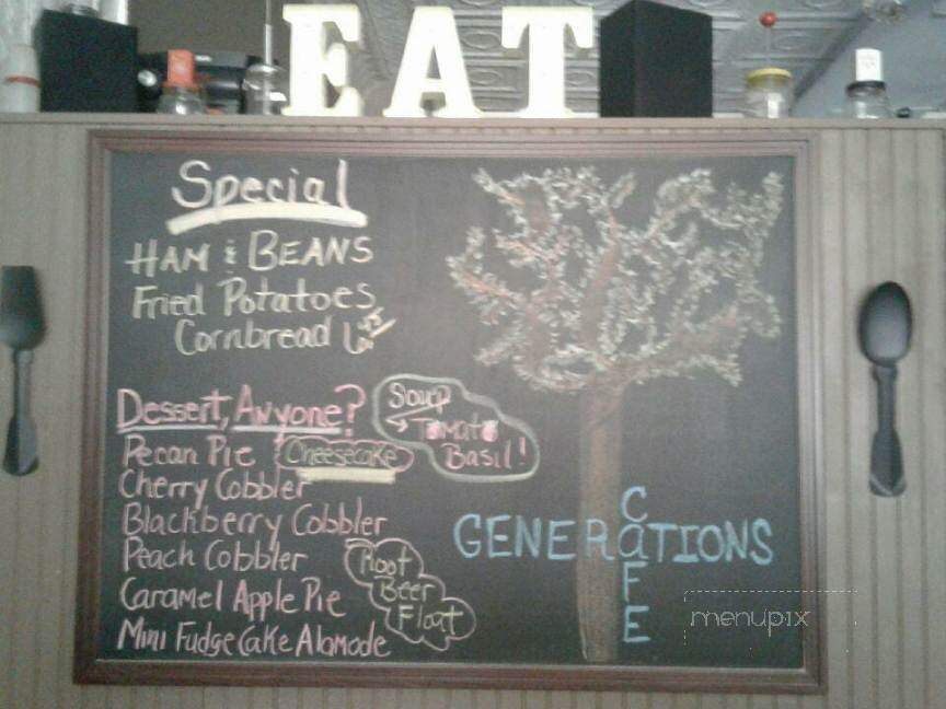 Generations Cafe - Higginsville, MO