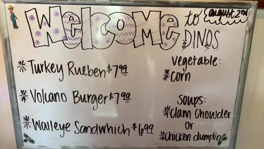 Dino's Diner & Family Rstrnt - Cameron, MO menu_pic