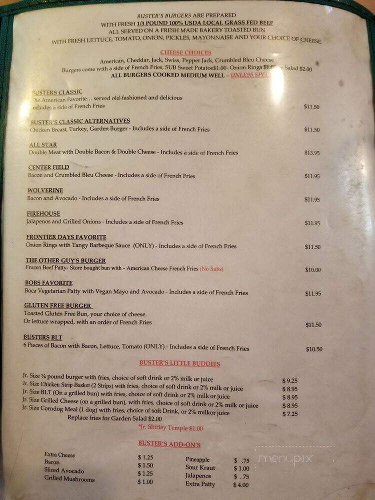 Busters Burgers Brew - Willits, CA