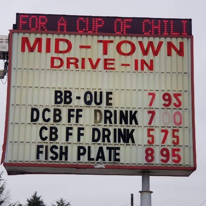 Mid-Town Drive-In - Mayfield, KY menu_pic