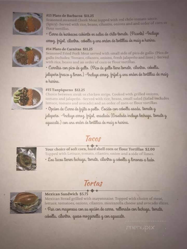 Taco Express - Wauchula, FL menu_pic