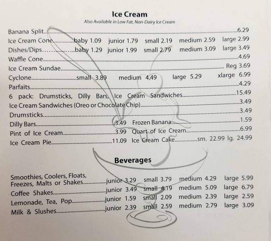 Zesto Drive Inn - Watertown, SD menu_pic