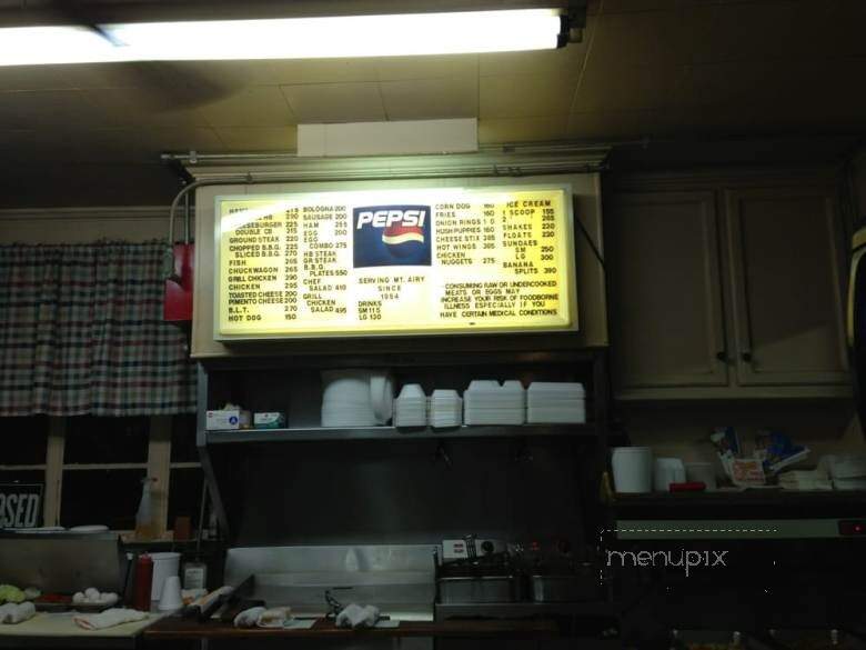 Dairy Center - Mount Airy, NC menu_pic
