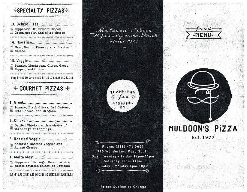 Muldoon's Pizza - London, ON