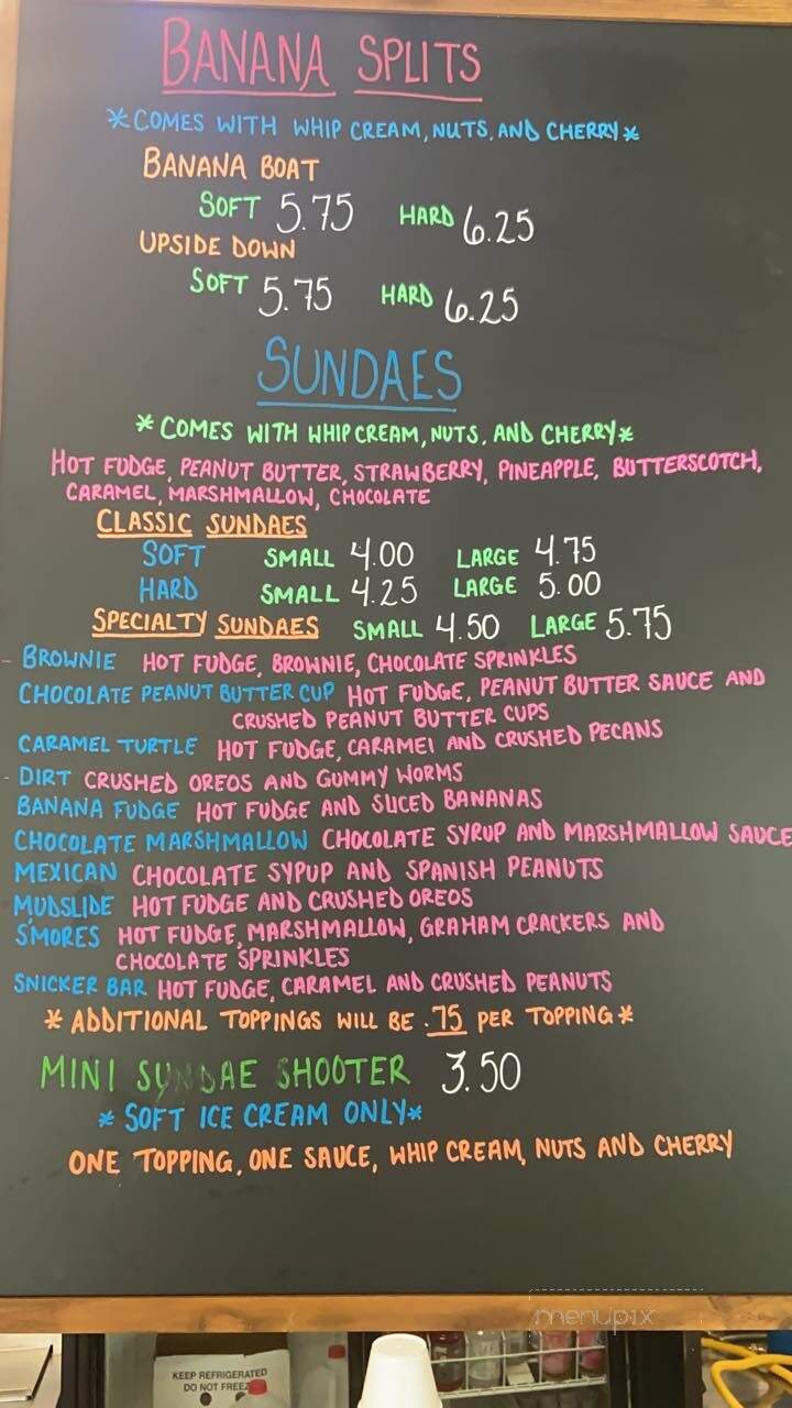 Unadilla Diner - Unadilla, NY menu_pic