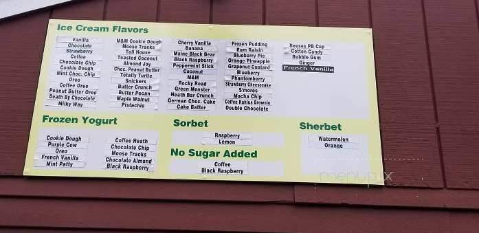 Jjs Ice Cream - Upton, MA menu_pic