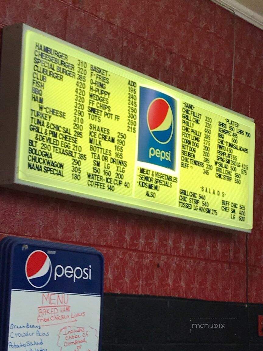 Bulldog Quik-Snak - Boiling Springs, NC menu_pic