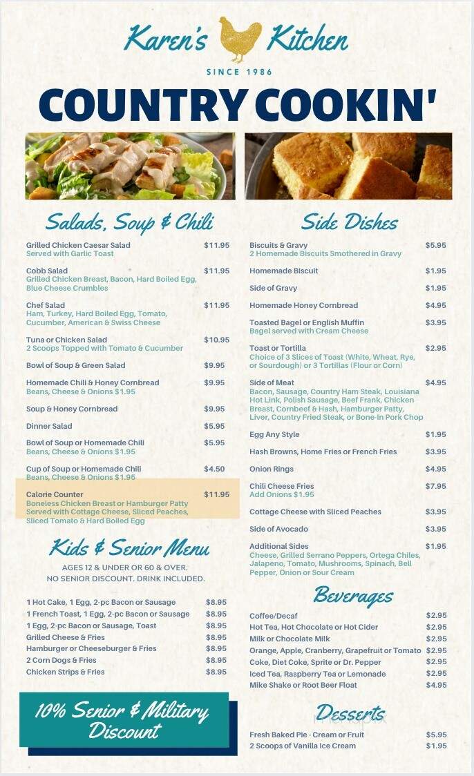 Karen's Kitchen 4 - Quartz Hill, CA menu_pic