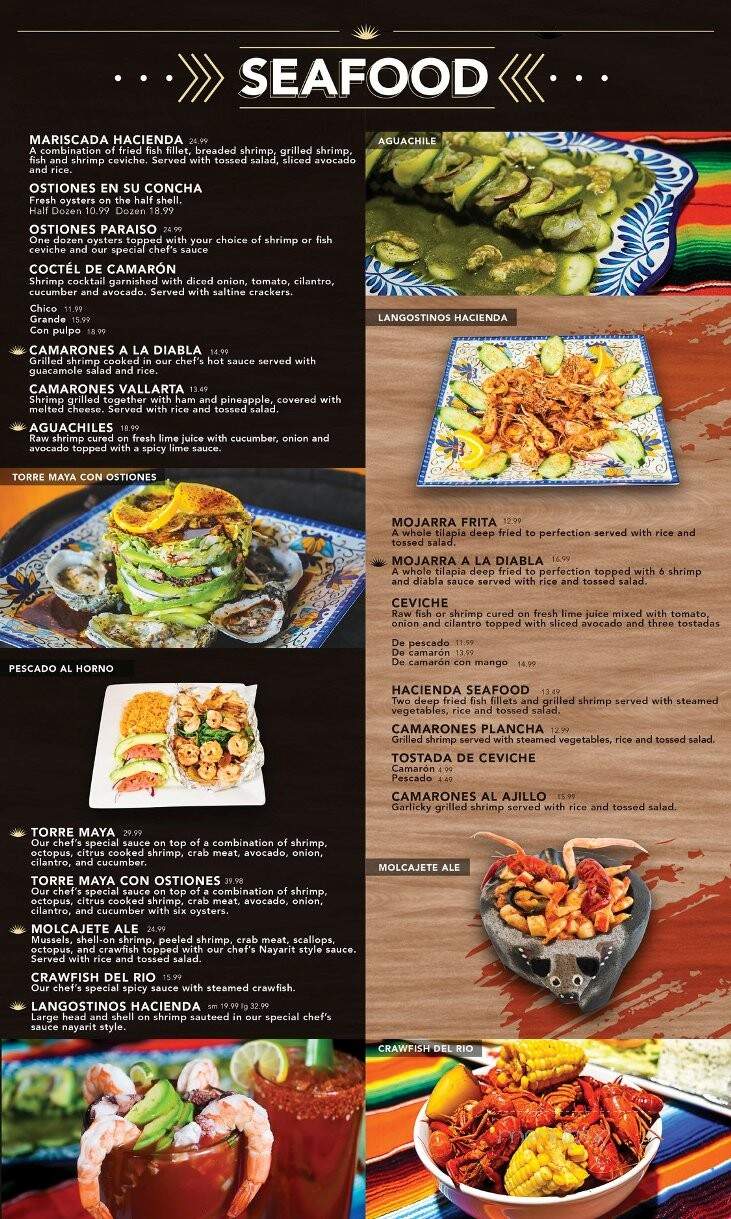 Hacienda Vieja Mexican Grill - Independence, MO menu_pic