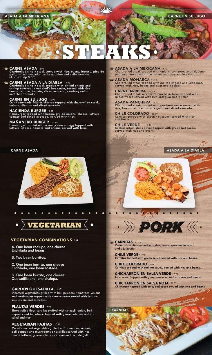 Hacienda Vieja Mexican Grill - Independence, MO menu_pic
