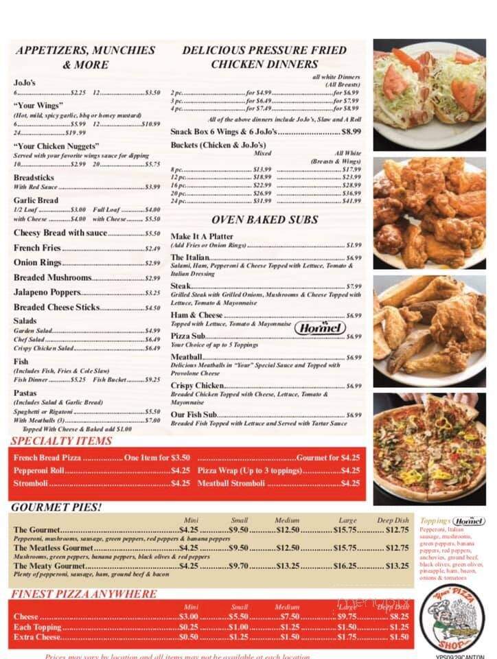 Your Pizza shop of Wooster Oh - Wooster, OH menu_pic