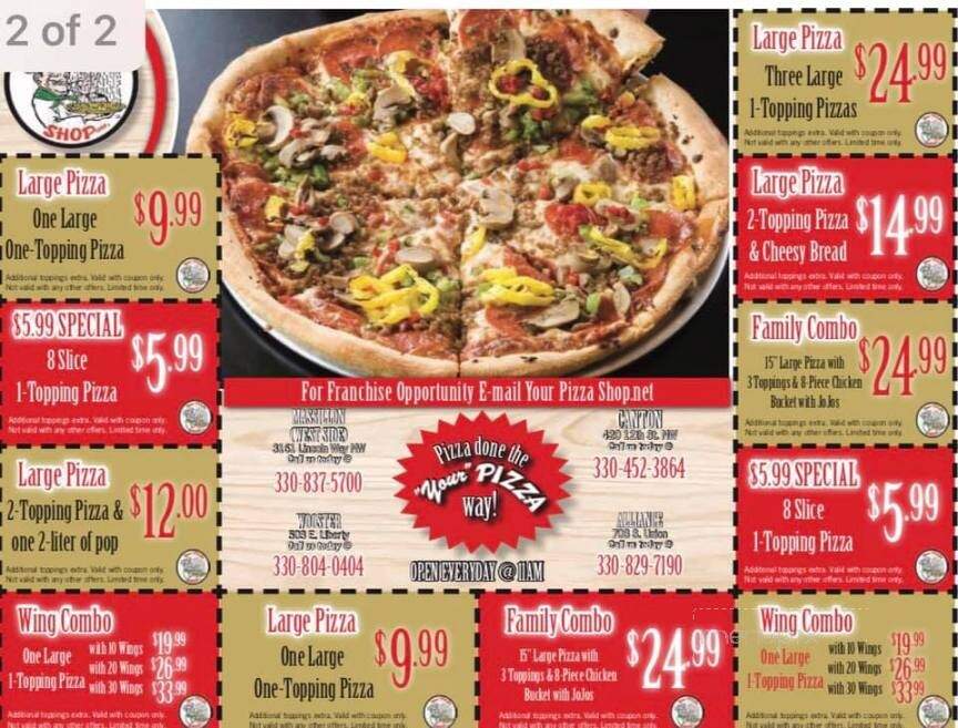 Your Pizza shop of Wooster Oh - Wooster, OH menu_pic
