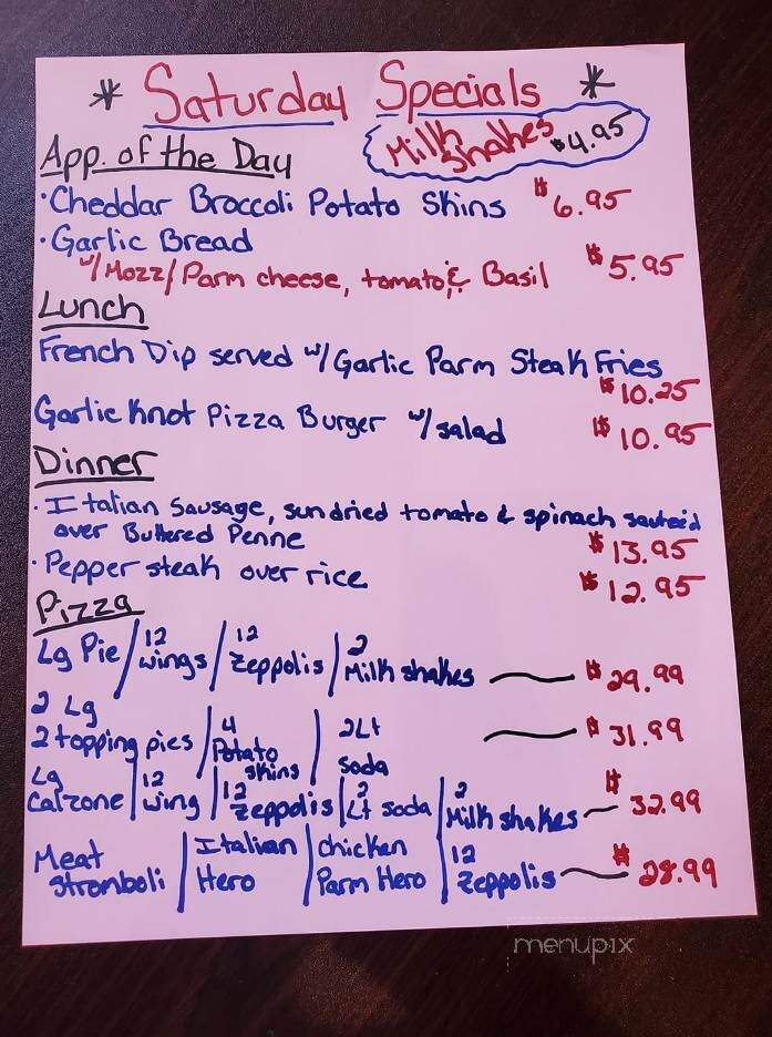 Oreganato's Pizza and Family Restaurant - Hawley, PA menu_pic