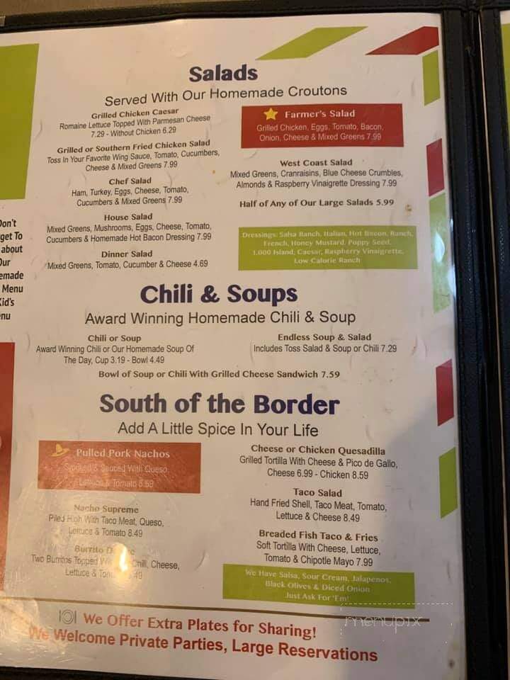 Skooter's - Mascoutah, IL menu_pic