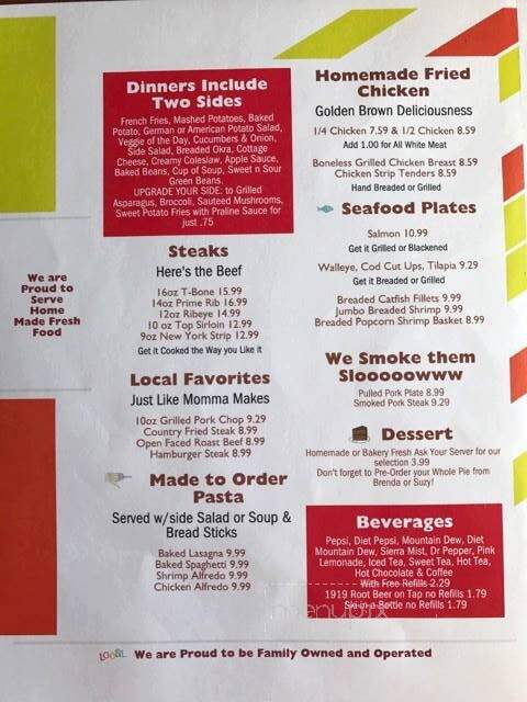 Skooter's - Mascoutah, IL menu_pic