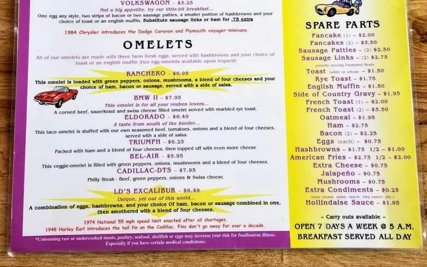 L D's Filling Station Bar - Mason City, IA menu_pic