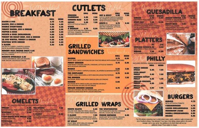 Montrose Italian Deli Ltd - Montrose, NY menu_pic