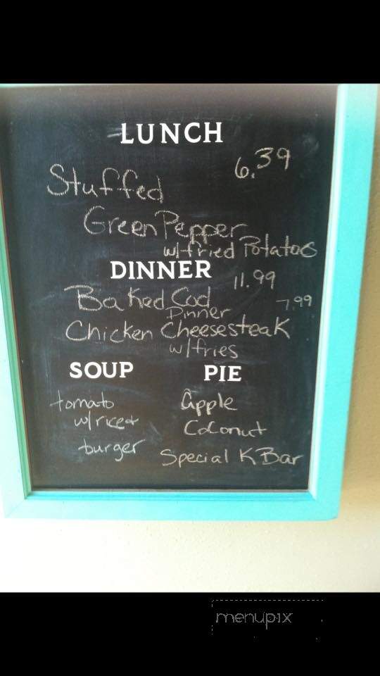 Backyard Bar and Grill - Pemberton, MN menu_pic