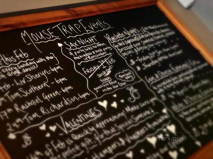 The Mouse Trap - Pelham, ON menu_pic