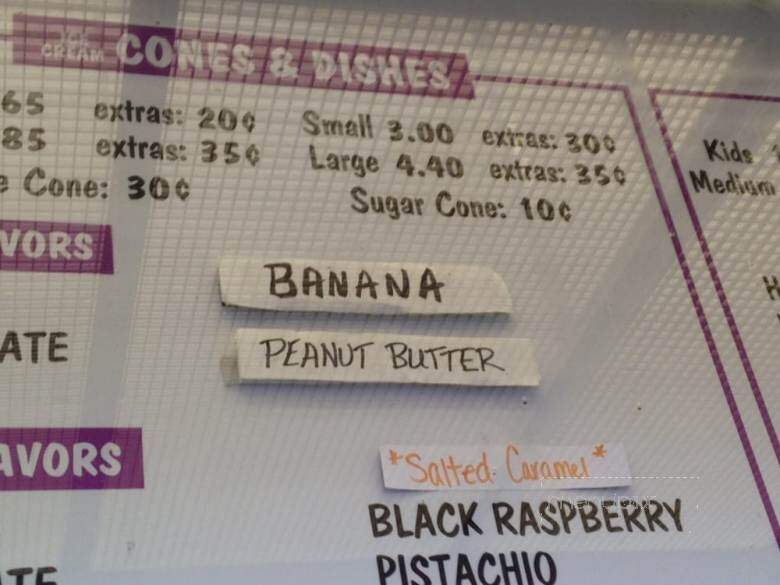 Russell Ice Cream - Rochester, NY menu_pic
