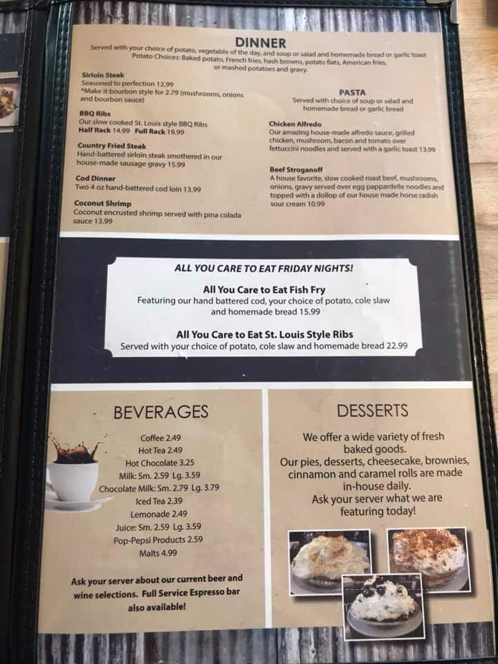 Craig's Waverly Cafe - Waverly, MN menu_pic