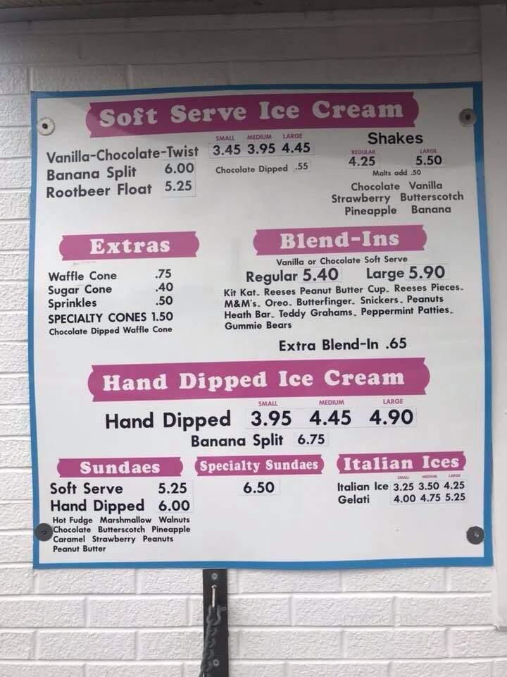 Little Dipper's Ice Cream - Mount Joy, PA menu_pic