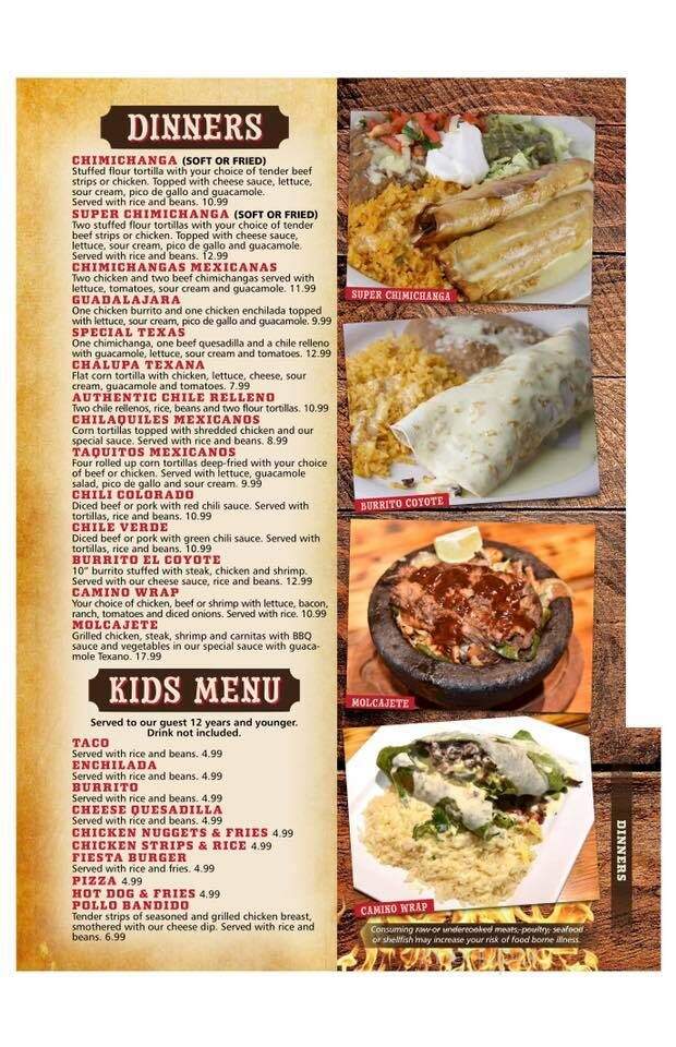 Mi Viejo - Carrollton, KY menu_pic