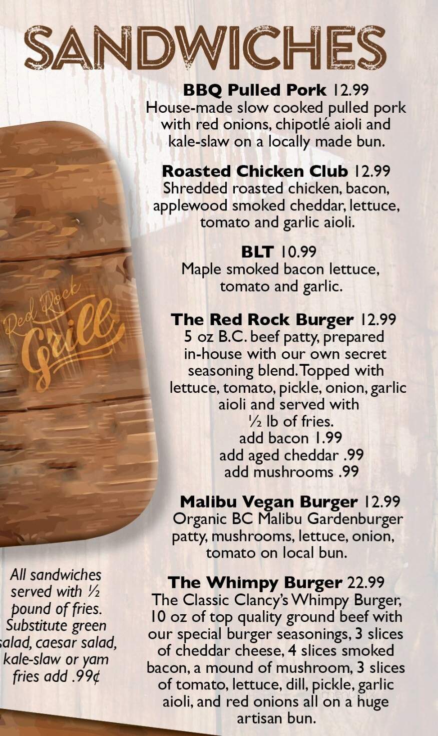Red Rock Grill - 100 Mile House, BC
