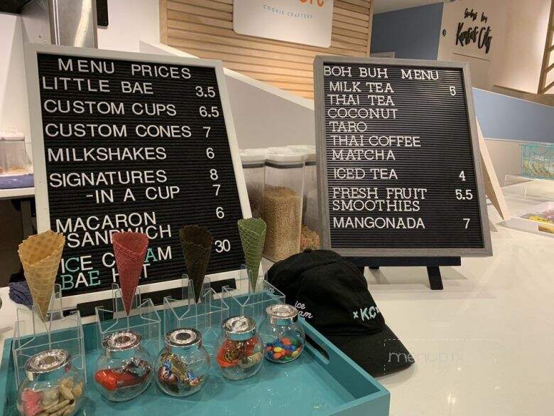 Ice Cream Bae - Kansas City, MO menu_pic